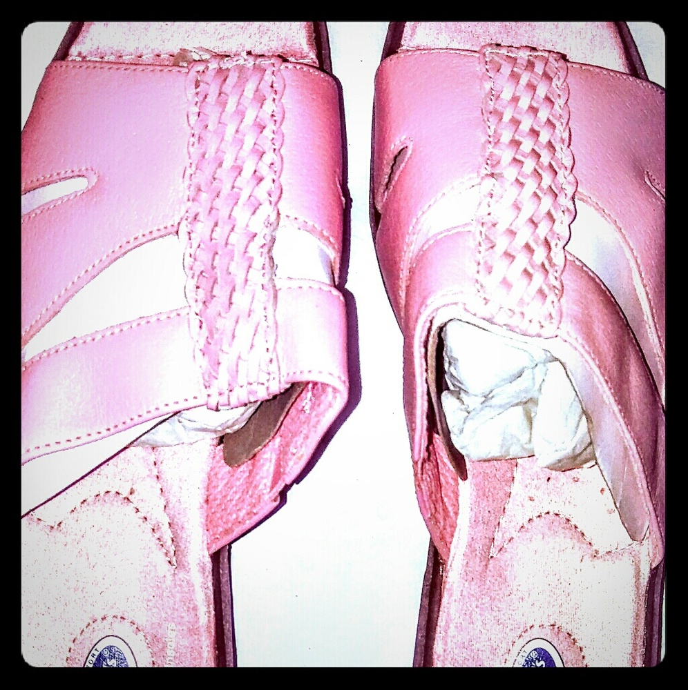 Dr. Scholl's Light Pink Slide On Sandles